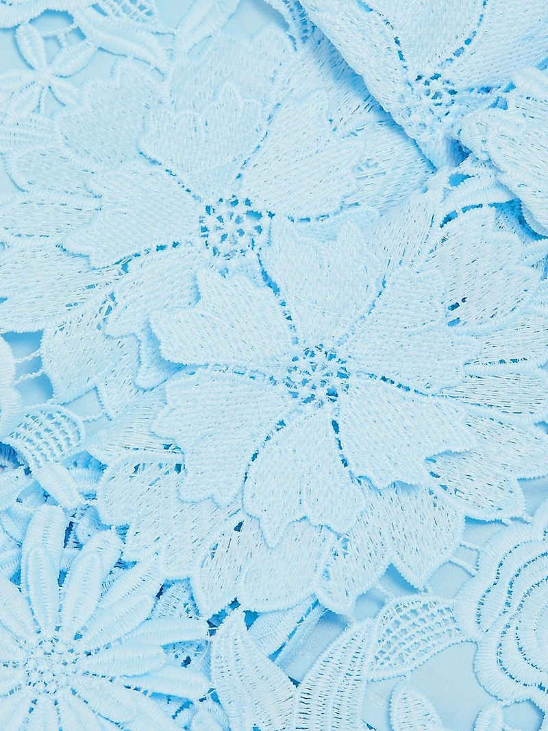 Lisette 3D Guipure Lace Minidress