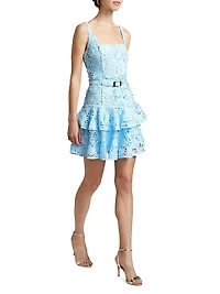 Lisette 3D Guipure Lace Minidress