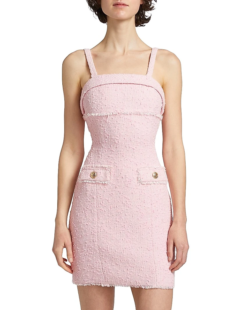 Bonnie Sequined Tweed Minidress