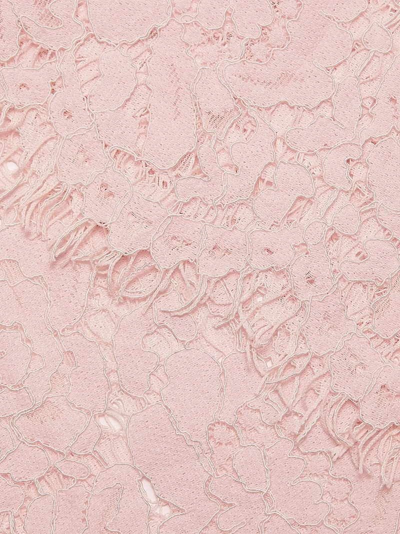 Cyndi Lace Flutter-Sleeve Top