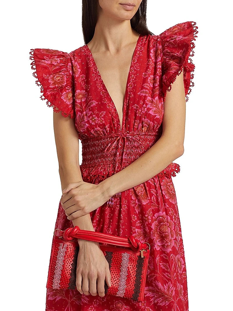 Olivia Printed Cotton Maxi Dress