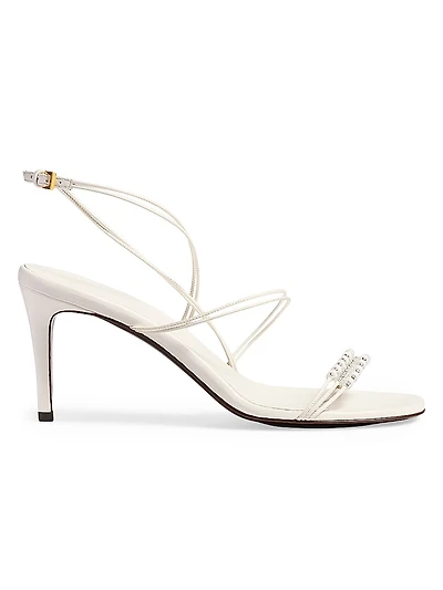 Loop 75MM Bead-Embellished Sandals