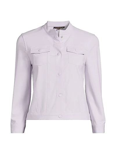 The Diamond Stretch Knit Jacket