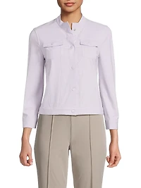 The Diamond Stretch Knit Jacket