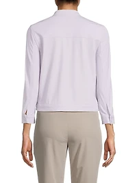 The Diamond Stretch Knit Jacket