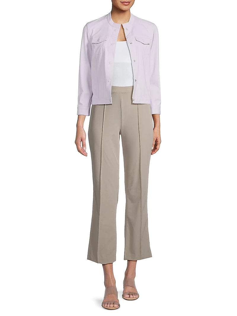 The Diamond Stretch Knit Jacket