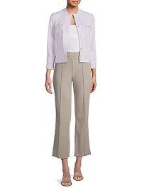 The Diamond Stretch Knit Jacket