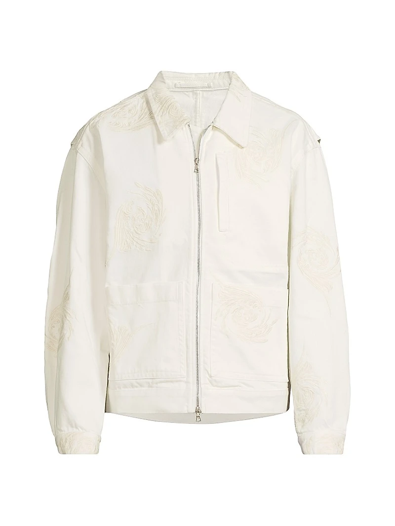 Veper Embroidered Denim Jacket