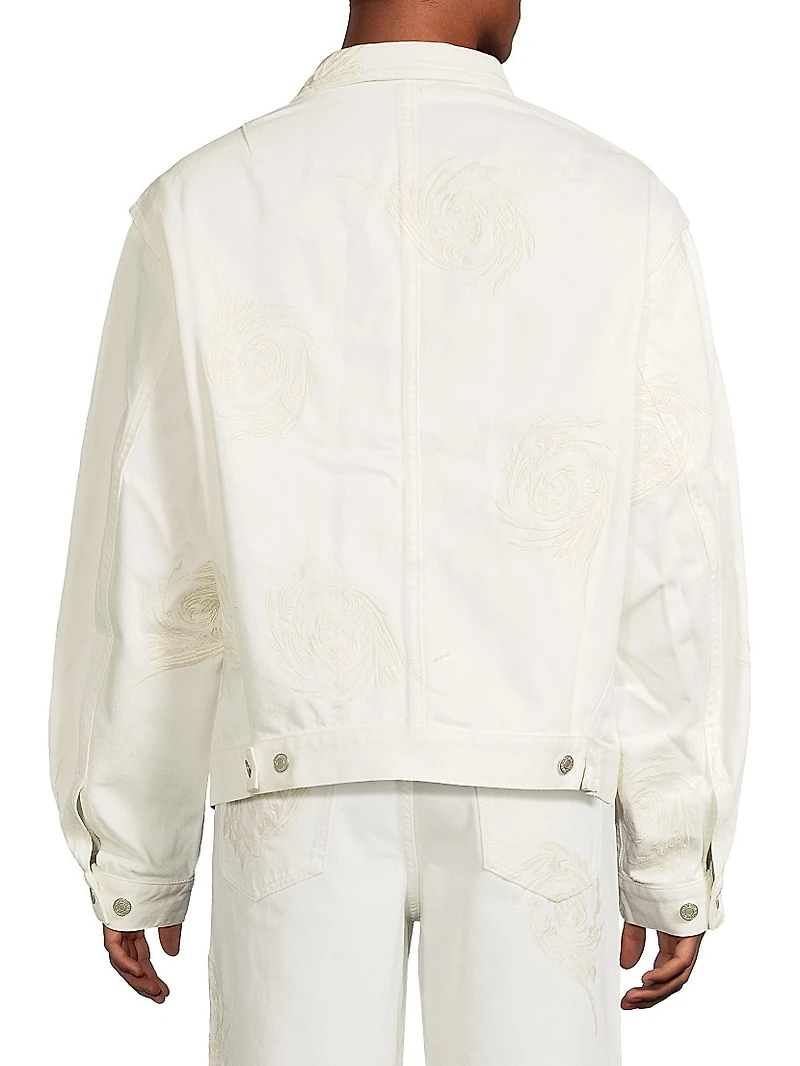 Veper Embroidered Denim Jacket