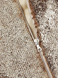 Volker Sequined Bomber Jacket