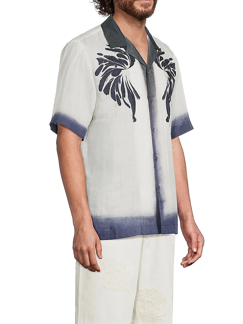 Carltone Print Dyed Shirt