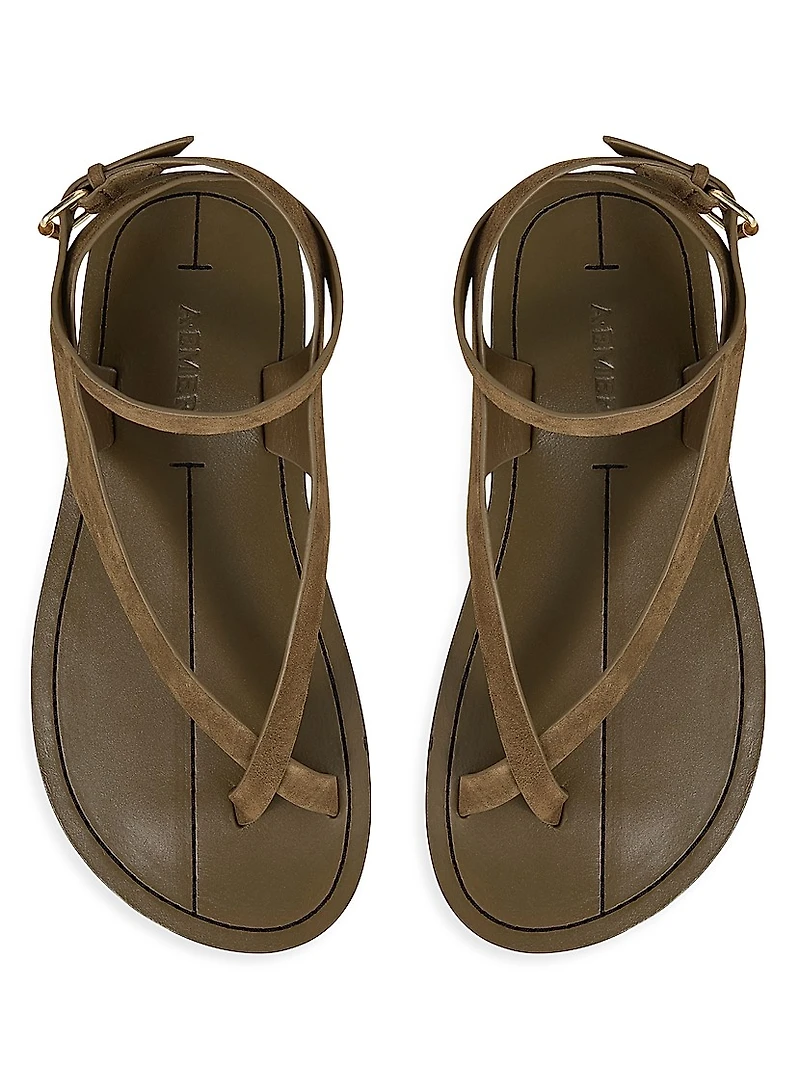 Millar Suede Crisscross Sandals