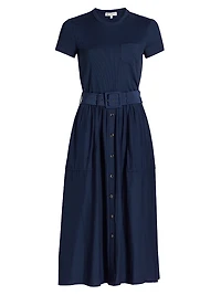 Sylvie Belted Midi-Dress