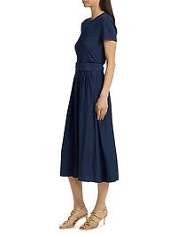 Sylvie Belted Midi-Dress