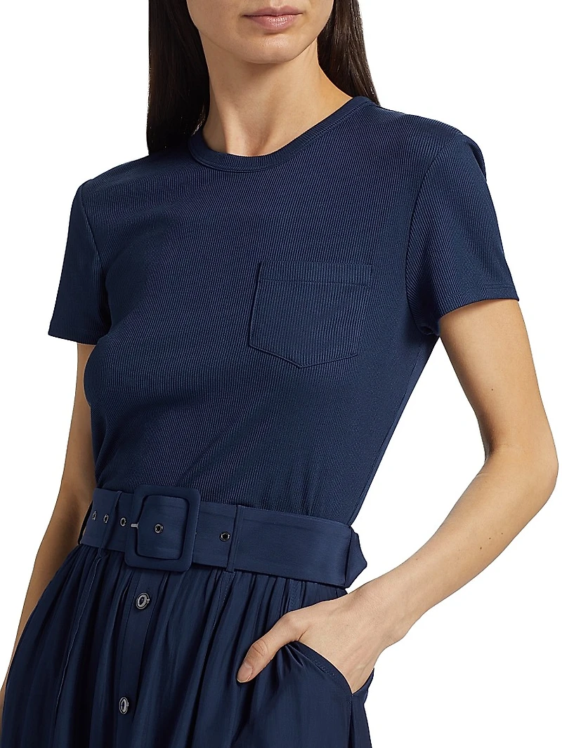 Sylvie Belted Midi-Dress