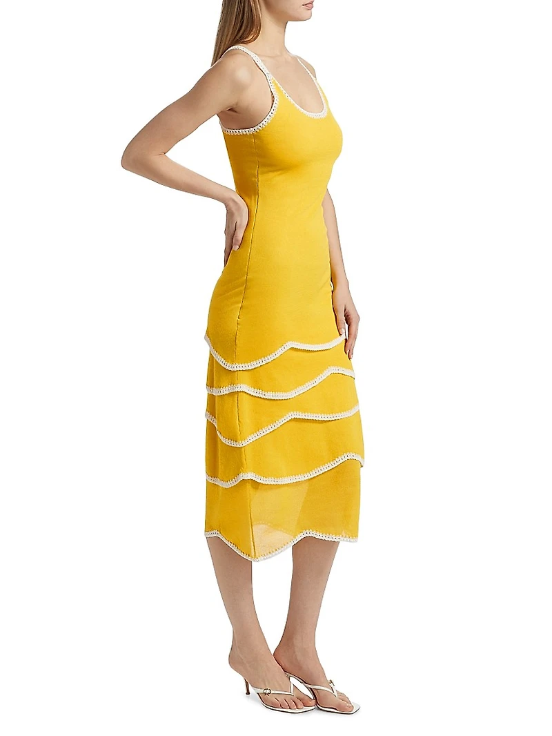 Aurelia Knit Sleeveless Midi-Dress