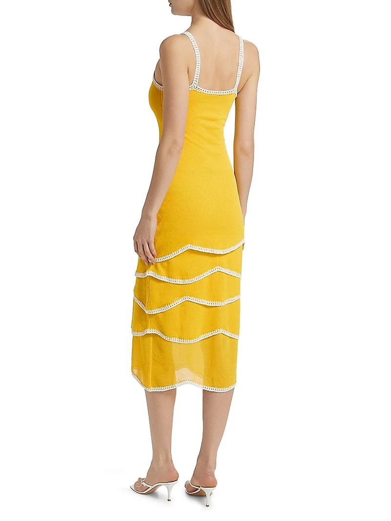 Aurelia Knit Sleeveless Midi-Dress