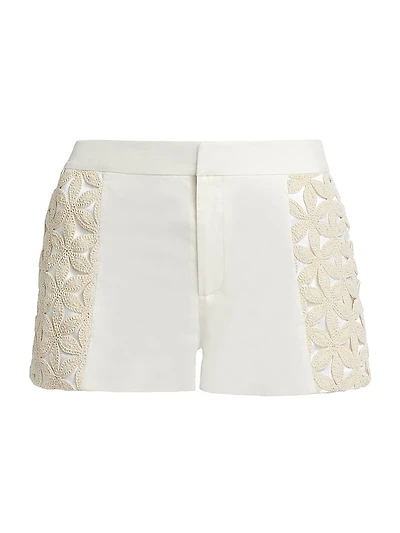 Erica Crochet Panel Shorts