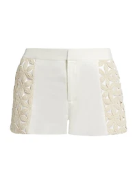 Erica Crochet Panel Shorts