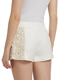 Erica Crochet Panel Shorts