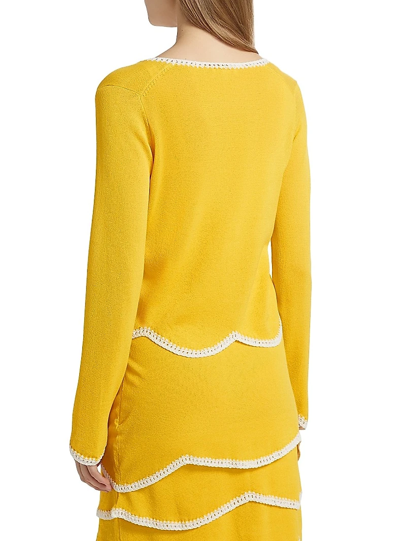 Tara Knit Front-Tie Cardigan