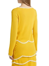 Tara Knit Front-Tie Cardigan