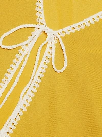 Tara Knit Front-Tie Cardigan