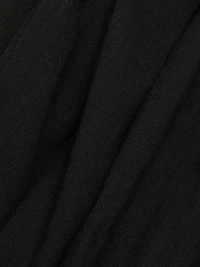 Linen-Blend Square Neck Tank Midi-Dress