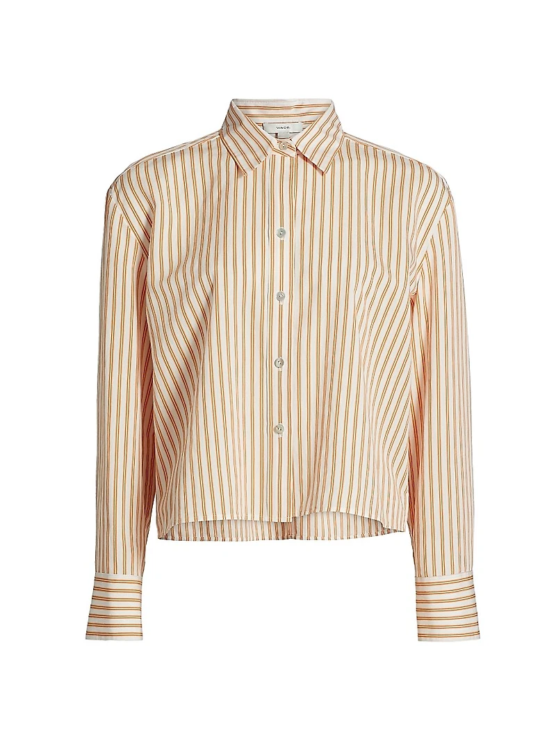 Till Stripe Cropped Shirt