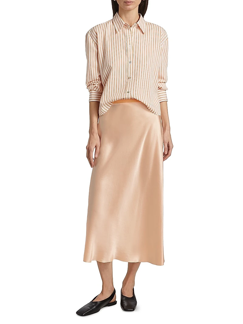 Till Stripe Cropped Shirt