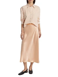 Till Stripe Cropped Shirt