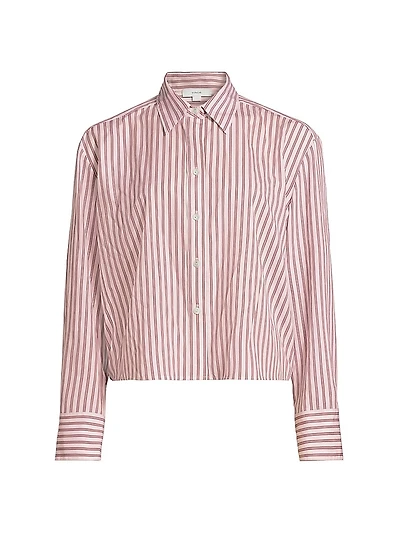 Till Stripe Cropped Shirt