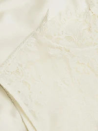 Valeria Lace & Silk Minidress