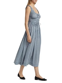 Emmaretta Gingham Midi-Dress