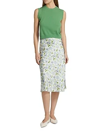 Louden Cashmere Crewneck Sleeveless Top