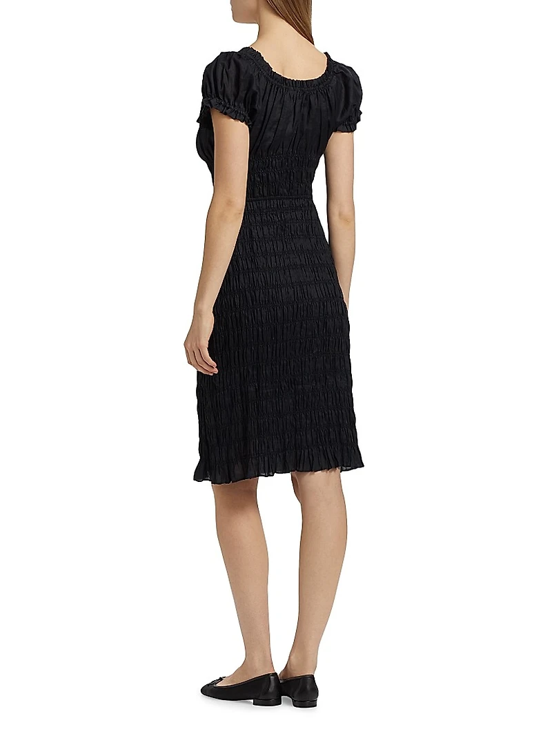 Rosalynn Tie-Waist Midi-Dress