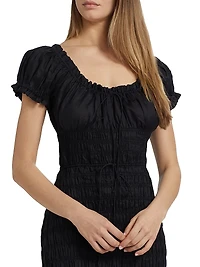 Rosalynn Tie-Waist Midi-Dress