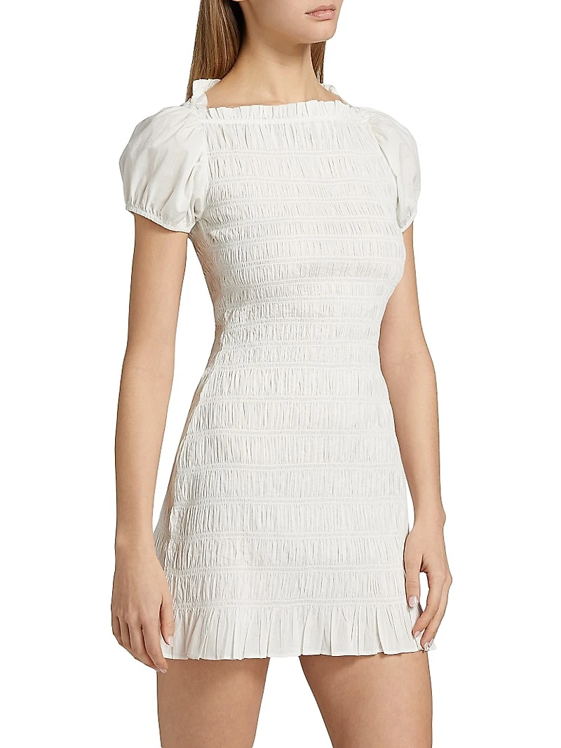 Rizzo Smocked Minidress