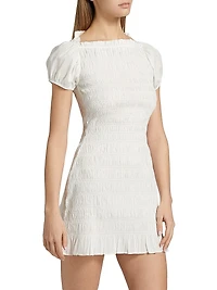 Rizzo Smocked Minidress