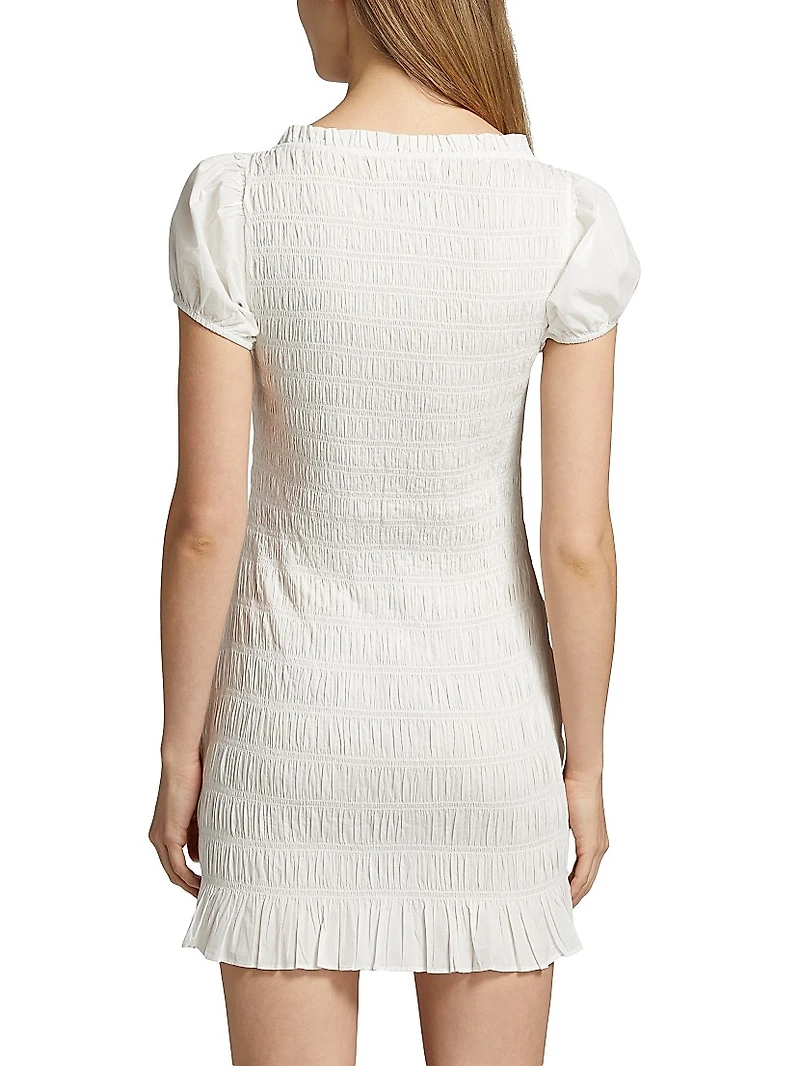 Rizzo Smocked Minidress