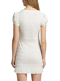 Rizzo Smocked Minidress