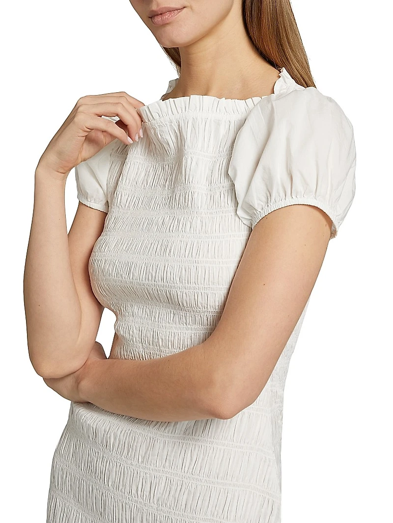 Rizzo Smocked Minidress