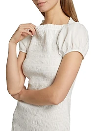 Rizzo Smocked Minidress