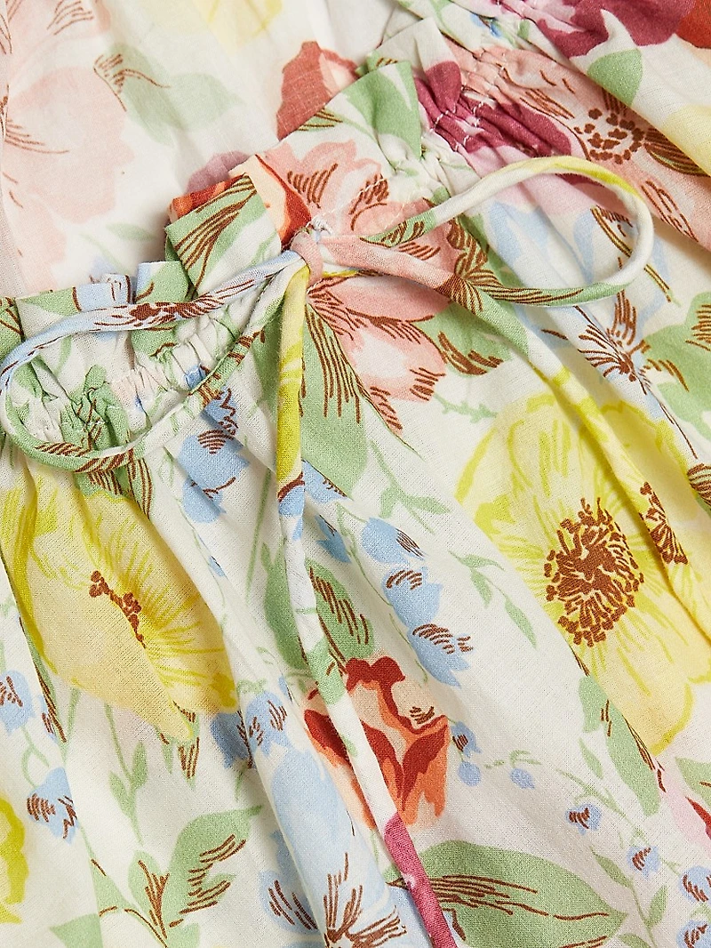 Inez Floral Cotton Top