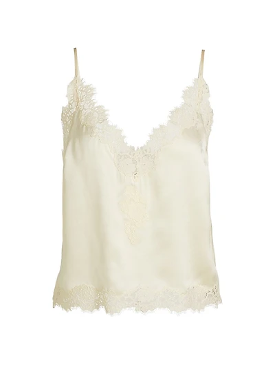 Kira Lace-Trimmed Silk Camisole