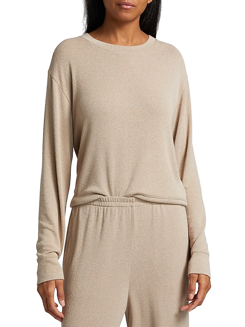 Stretch Long-Sleeve Sweater