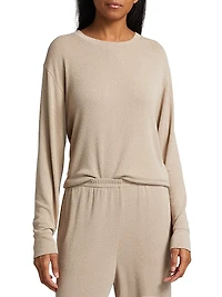 Stretch Long-Sleeve Sweater
