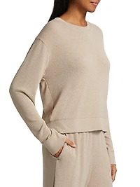 Stretch Long-Sleeve Sweater