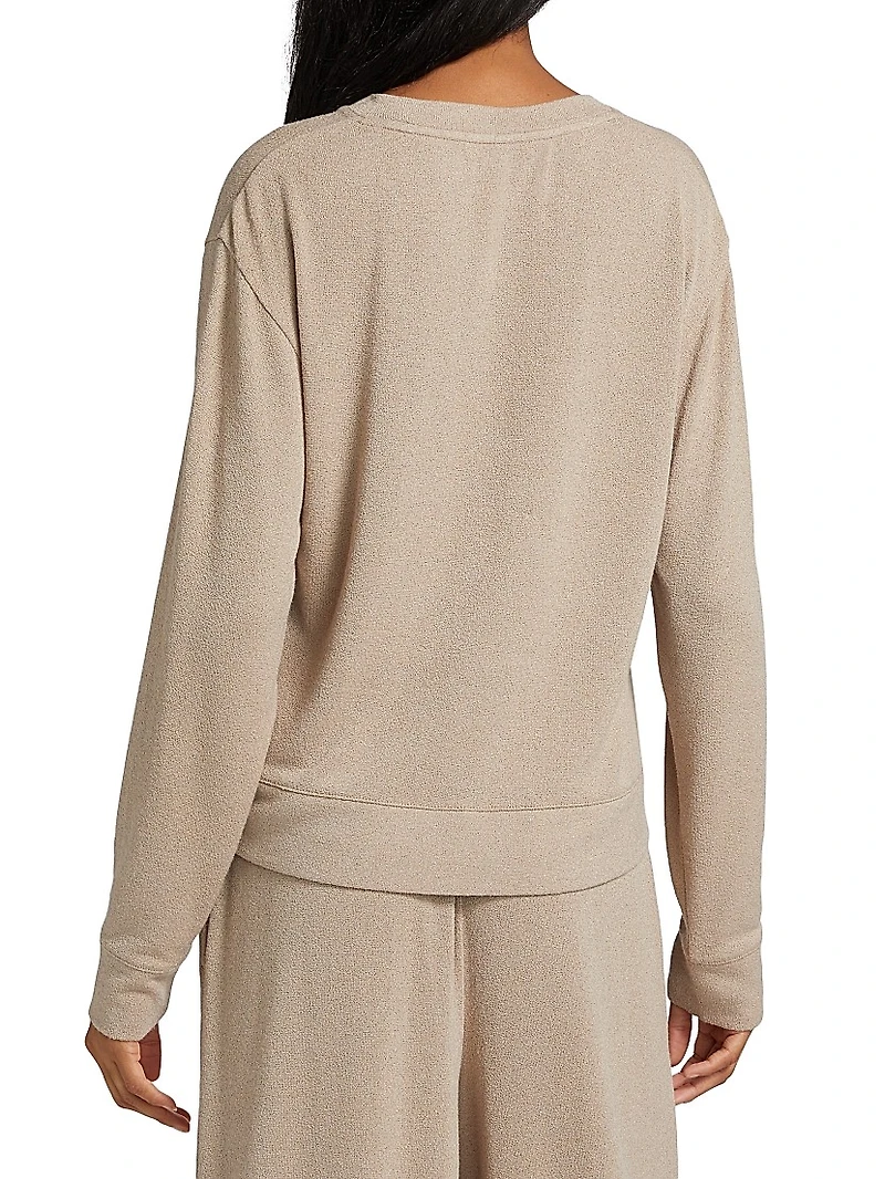 Stretch Long-Sleeve Sweater