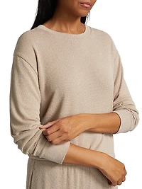 Stretch Long-Sleeve Sweater